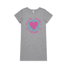 Load image into Gallery viewer, Women's "Love you!" healing prayer Organic cotton dress/nightie